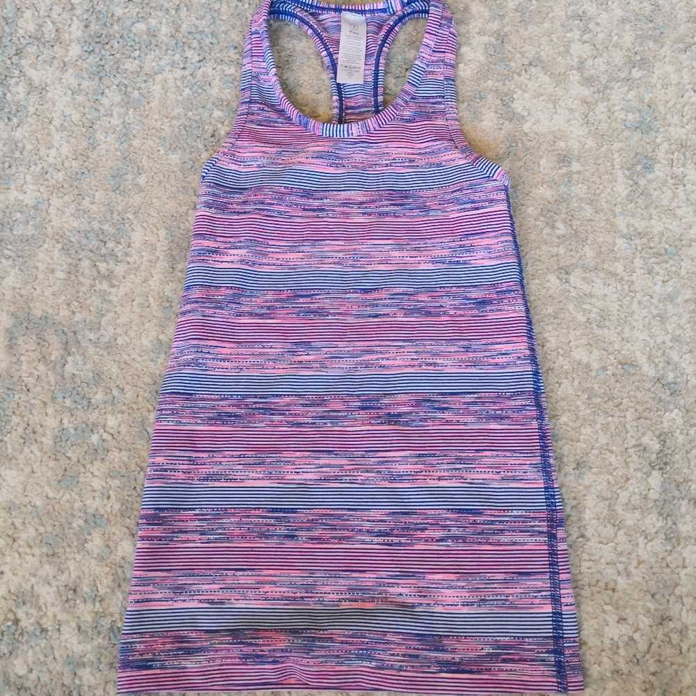 Ivivva KeepUrCool Racer Tank Top, Size 6